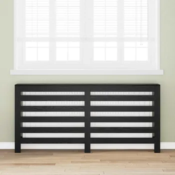 Kryt radiátoru Černý dub 175 x 20 x 82 cm kompozitní dřevo