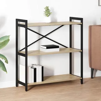 Obývací pokoj Knihovna Sonoma dub 80 x 30 x 85 cm kompozitní dřevo