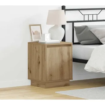 Ložnice Noční skříňka Artisanový dub 39 x 34,5 x 50 cm Kompozitní dřevo