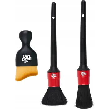 Kosmetický štětec SADA ŠTĚTCŮ NA ČIŠTĚNÍ AUTA 3 KUSY DIRT DEVIL