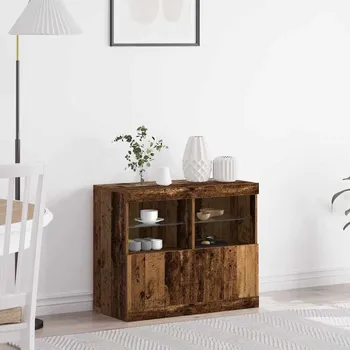 Příborník do zásuvky Servírovací skříň Hnědá 81 x 37 x 67 cm Kompozitní dřevo