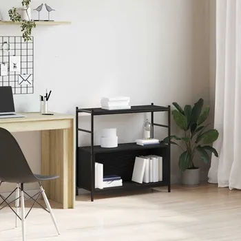 Obývací pokoj Knihovna Černý dub 80 x 30 x 78,5 cm kompozitní dřevo