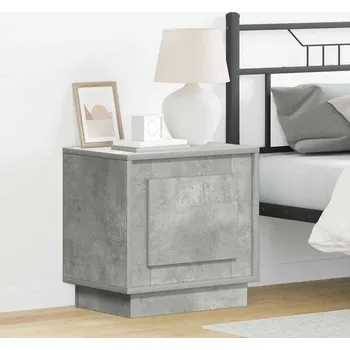 Ložnice Noční skříňka 2 pcs Betonově šedá 44 x 34,5 x 45 cm
