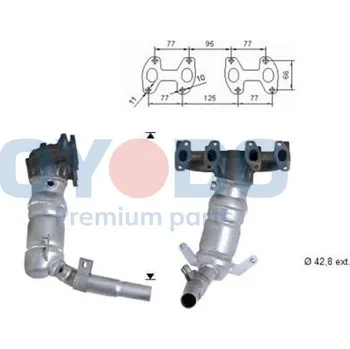 Katalyzátor Katalyzátor OYODO 10N0081-OYO