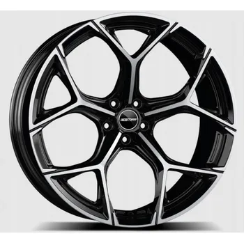 Alu kolo Hliníkový disk GMP Italia ULTRIVITY ČERNÁ/LEŠTĚNÁ 8.5" x 19" 5x112 ET 30