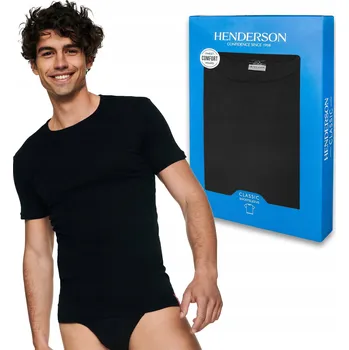 Pánské oblečení HENDERSON TRIČKO s krátkým rukávem 100% bavlna M