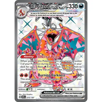 Karetní hra Charizard ex (OBF 215)