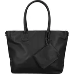 Trendy dámská koženková kabelka na rameno Ceyla, černá