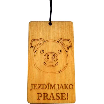 Vůně do auta Vůně do auta „Jezdím jako prase“ Vůně: Vanilka