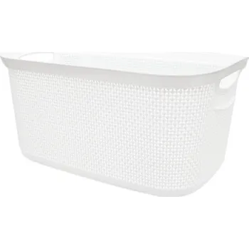 Koš na prádlo PROPER Kôš na čisté prádlo PEARL 29L bílý