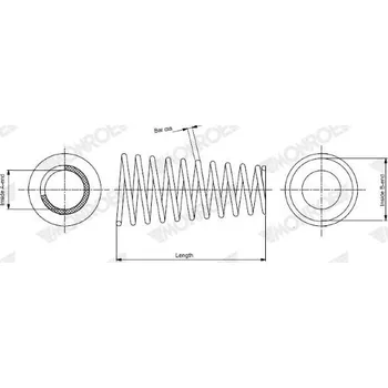 Pružina podvozku MONROE SP1372