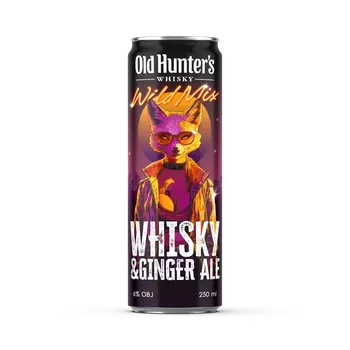 Whisky Old Hunter's Whisky & Ginger Ale 6% 0,25l