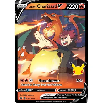 Karetní hra Lance's Charizard V (SWSH 133)