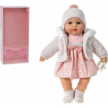 Panenka PANENKA MIMINKO 40 CM V DÁRKOVÉM BALENÍ MLUVÍ A ZPÍVÁ V POLŠTINĚ + DUDLÍK