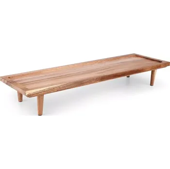 Kuchyňské prkénko Dřevěná servírovací deska na nožkách 55 × 18 cm