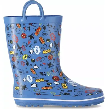 Dívčí holínky Dětské holínky Trespass Apolloton Trespass černá | světle modrá 3467876