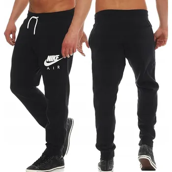 Nike pánské tepláky černé sportovní slim fit tepláky 727369-010 XL