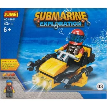 ostatní stavebnice STAVEBNICE PODMOŘSKÁ VÝPRAVA PRO DĚTI, 43 DÍLKŮ