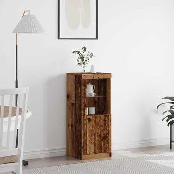 Příborník do zásuvky Servírovací skříň Hnědá 41 x 37 x 100 cm Kompozitní dřevo