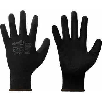 Pracovní rukavice Pracovní rukavice 24 pcs Černá 8 / m Polyester