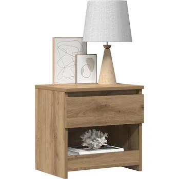 Nábytek Noční stolky 2 ks dub artisan 40x30x39 cm kompozitní dřevo