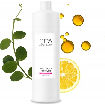 Lak na nehty Odlakovač na nehty s acetonem Spa&Balance Professional 1000 ml