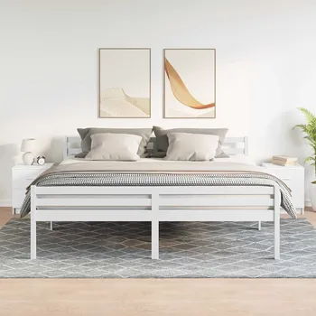 Ložnice Noční stolky 2 ks se 2 zásuvkami bílé 40 x 36 x 50 cm