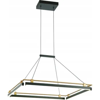 LED závěsné svítidlo 44W MERLOT PND-54638S-44W-3K-BK-GD Italux