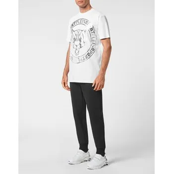 Pánské tričko Plein Sport T-Shirt 2695 Bílá Regular Fit 3XL