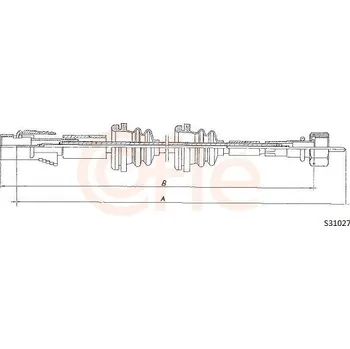 Autodíl Hřídel tachometru COFLE S31027