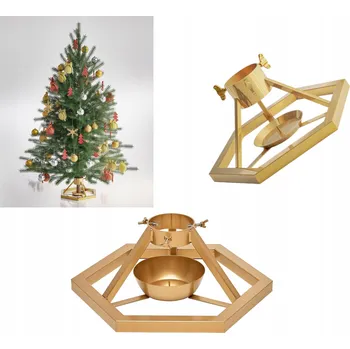 Vánoční stromek Kovový stojan pod VÁNOČNÍ STROMEK Profil VELKÝ Černý Bílý Zlatý