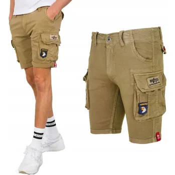 Pánské kraťasy Alpha Industries pánské kraťasy - kapsáče ke kolenům Crew Short Patch, velikost 36