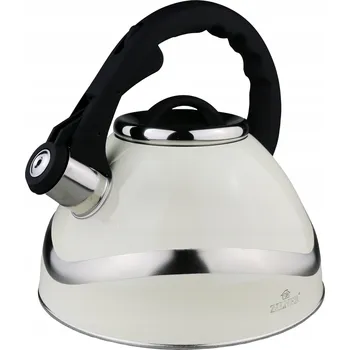 Konvice na čaj Tradiční ocelová Konvice Zilner 3 l béžová