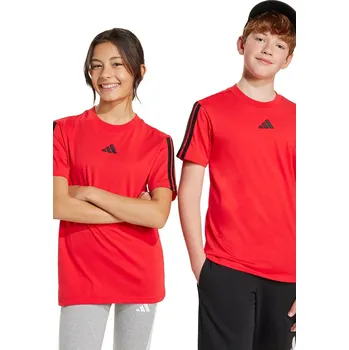 Chlapecké tričko Dětské bavlněné tričko adidas JD6489 červená 29X, vel. 176