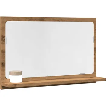 Koupelnový nábytek Koupelnová skříňka se zrcadlem dub artisan 60x11x37 cm kompozit