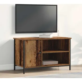 Obývací pokoj Televizní skříň Staré dřevo 80 x 40 x 50 cm Kompozitní dřevo