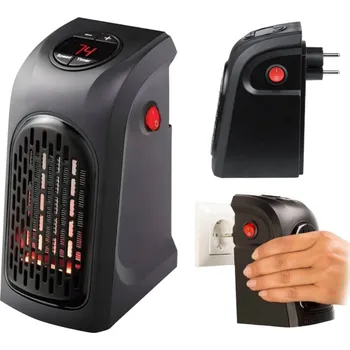 Teplovzdušný ventilátor ELEKTRICKÝ MINI OHŘÍVAČ DO ZÁSUVKY, TERMOVENTILÁTOR
