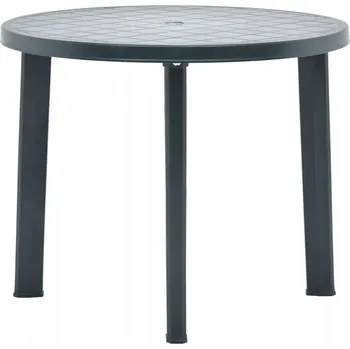 Zahradní stůl Stůl VidaXL plast kulatý 89 x 89 x 72 cm