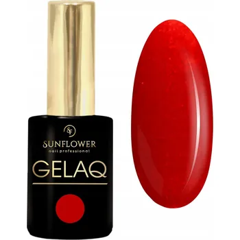 Lak na nehty Gelaq Pearl Č. 298 UV Hybridní Lak na Nehty - Perlově Červená