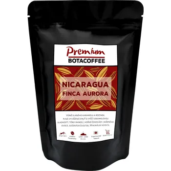 Káva BotaCoffee Nicaragua Finca Aurora Velikost balení: 250 g, Zrnkovou nebo mletou?: Zrnková káva Parainema, Experimental Natural, Rainforest Alliance Certified