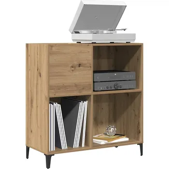 Skříňka na LP desky dub artisan 84,5x38x89 cm kompozitní dřevo