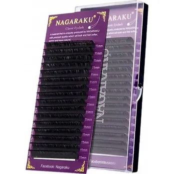 Umělé řasy Řasy NAGARAKU Mink C+/CC 0.10 15mm 16 proužků