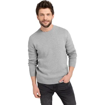 Pánský svetr Pánský svetr VOLCANO-S-TODD-702M-GREY MEL Šedá M