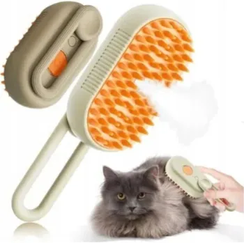 Obraz Samočisticí kartáč pro psy a kočky k montáži na zeď béžový M