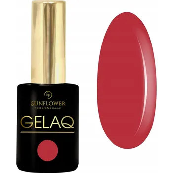 Lak na nehty Gelaq Č. 250 UV hybridní lak na nehty - červený