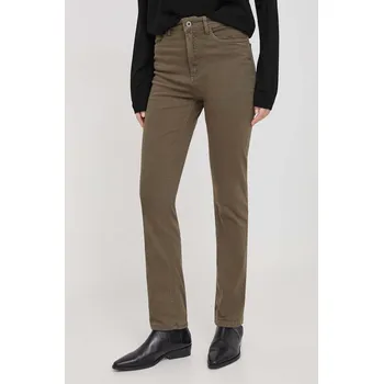 Dámské džíny Džíny Pepe Jeans Tessa dámské, high waist, PL211700 zelená 77X, vel. 26/30