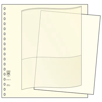 Sběratelství Lindner Popisové listy Barva: Bílá, Formát: 249 x 215 mm