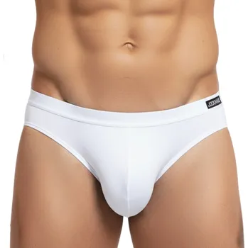 Pánské spodní prádlo Hladké bílé slipy Velikost: L