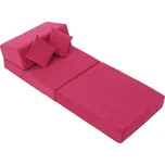 Max-i Skládací matrace / křeslo ALOHA 70x200 růžová / látka TRINITY 10