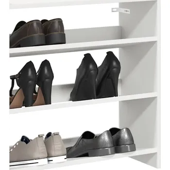 Botník Botník bílý 60x25x62 cm kompozitní dřevo